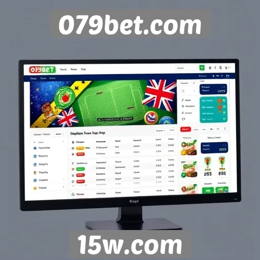 Interface do usuário no site de jogos 079bet